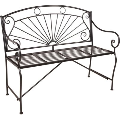 Garden Pleasure Bank Pago 96 cm x 111 cm x 55 cm Schwarz Garden Pleasure Bank Pago 96 cm x 111 cm x 55 cm Schwarz
