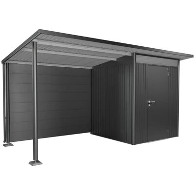 Biohort Rückwand für Seitendach Gr. L zu AvantGarde A1-A8 Dunkelgrau-Metallic Biohort Rückwand für Seitendach Gr. L zu AvantGarde A1-A8 Dunkelgrau-Metallic