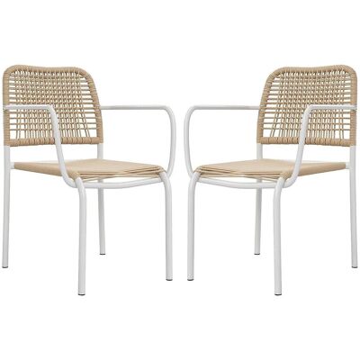 Vente-unique Gartenstuhl Niou Beige 53 cm Vente-unique Gartenstuhl Niou Beige 53 cm