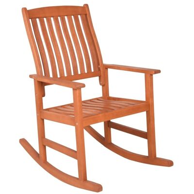 DELUKE Outdoor-Schaukelstuhl CEDRIC Natur Eukalyptus Gartenstuhl Relaxsessel Garten Balkon Outdoor DELUKE Outdoor-Schaukelstuhl CEDRIC Natur Eukalyptus Gartenstuhl Relaxsessel Garten Balkon Outdoor