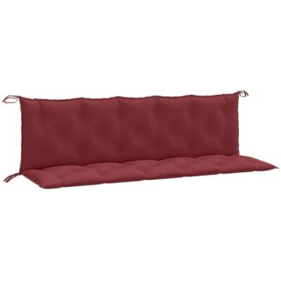vidaXL Gartenbankkissen 180x50x7 cm Weinrot Stoff - Gartenbankkissen vidaXL Gartenbankkissen 180x50x7 cm Weinrot Stoff - Gartenbankkissen