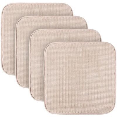 Bestlivings Stuhlkissen Struktur Creme 38 x 38 x 3 cm 4er Pack Bestlivings Stuhlkissen Struktur Creme 38 x 38 x 3 cm 4er Pack