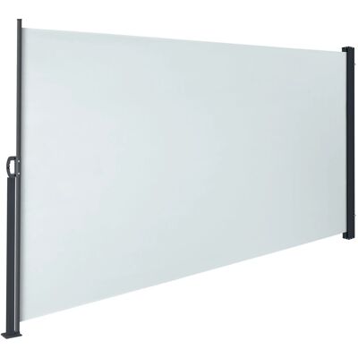 Tectake Seitenmarkise 160 x 300 cm Wetterfest Blickdicht 300 x 160 cm 300 x 9 x 160 cm Grau Tectake Seitenmarkise 160 x 300 cm Wetterfest Blickdicht 300 x 160 cm 300 x 9 x 160 cm Grau