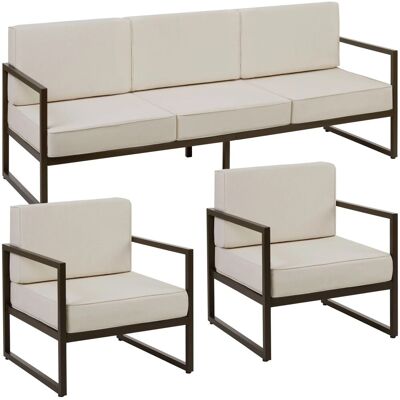 Tectake Garten Loungeset Comosa Für 5 Personen Dicke Der Sitzpolster 14 cm Wasserabweisende Abnehmbare Polyesterbezüge 78 x 210 x 85 cm Braun Beige Tectake Garten Loungeset Comosa Für 5 Personen Dicke Der Sitzpolster 14 cm Wasserabweisende Abnehmbare Polyesterbezüge 78 x 210 x 85 cm Braun Beige