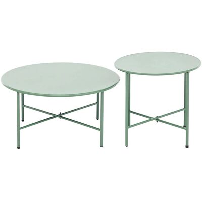 Vente-unique Gartenbeistelltisch Nikao Khaki 70 cm Vente-unique Gartenbeistelltisch Nikao Khaki 70 cm