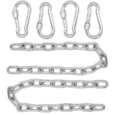 Amanka - Catena per Sedia Appesa - 230 kg Kapazität - Hängende Stuhlkette Amanka - Catena per Sedia Appesa - 230 kg Kapazität - Hängende Stuhlkette