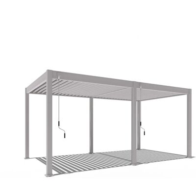Weide Classic Alu-Stahl Pavillon 3 x 5,3 M Ivory Sand Pergola Freistehend Weide Classic Alu-Stahl Pavillon 3 x 5,3 M Ivory Sand Pergola Freistehend