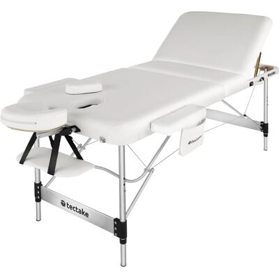 Tectake 3 Zonen Massageliege Ko Tao Breite 78 cm Polsterung 5 cm Inklusive Tragetasche und 15 Einwegtücher 212 x 108 x 90 cm Weiß Tectake 3 Zonen Massageliege Ko Tao Breite 78 cm Polsterung 5 cm Inklusive Tragetasche und 15 Einwegtücher 212 x 108 x 90 cm Weiß