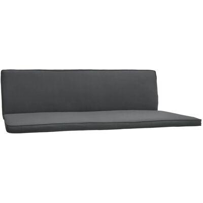 Beautissu Loft HS Hollywoodschaukelauflage 180x50cm Graphitgrau Beautissu Loft HS Hollywoodschaukelauflage 180x50cm Graphitgrau