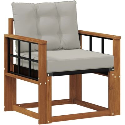 vidaXL Outdoor-Sofagarnitur Massives Akazienholz und Textilene 3436303 vidaXL Outdoor-Sofagarnitur Massives Akazienholz und Textilene 3436303