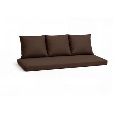 Setgarden Mix Bench Kissen Outdoor Kissen Bankauflage 150x60+3x50x56cm Kissen Für 3-Sitzer Bänke 1tlg 1tlg Braun Setgarden Mix Bench Kissen Outdoor Kissen Bankauflage 150x60+3x50x56cm Kissen Für 3-Sitzer Bänke 1tlg 1tlg Braun