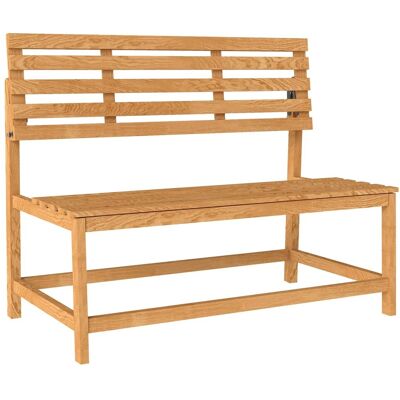 Outsunny Gartenbank Kiefernholz 110L x 61B x 89H cm Outsunny Gartenbank Kiefernholz 110L x 61B x 89H cm
