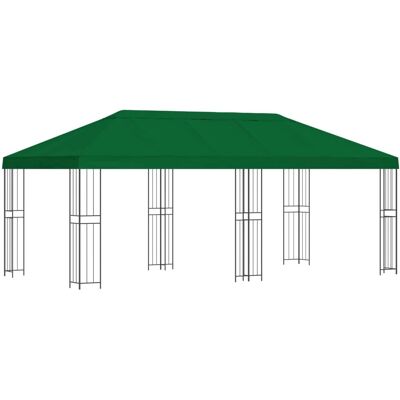 vidaXL Pavillon mit Seitenwänden 6 x 3 m Grün Polyester und Stahl 190 3375986 vidaXL Pavillon mit Seitenwänden 6 x 3 m Grün Polyester und Stahl 190 3375986
