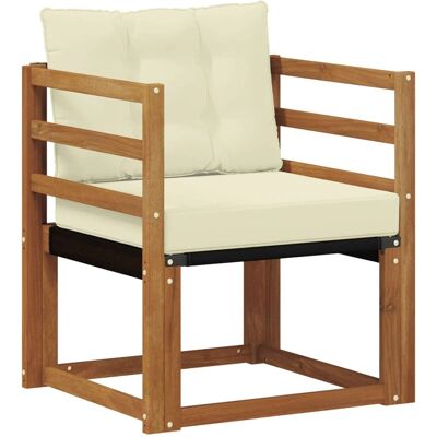 vidaXL Outdoor-Sofagarnitur Massives Akazienholz und Textilene 3436286 vidaXL Outdoor-Sofagarnitur Massives Akazienholz und Textilene 3436286