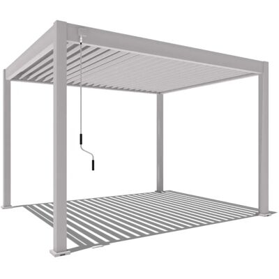 Weide Classic Alu-Stahl Pavillon 3 x 3,6 M Ivory Sand Pergola Freistehend Weide Classic Alu-Stahl Pavillon 3 x 3,6 M Ivory Sand Pergola Freistehend