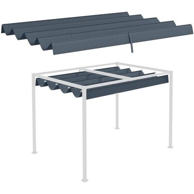 Outsunny Ersatz-Vordach Polyester Dunkelgrau 286L x 245B x 23H cm Outsunny Ersatz-Vordach Polyester Dunkelgrau 286L x 245B x 23H cm