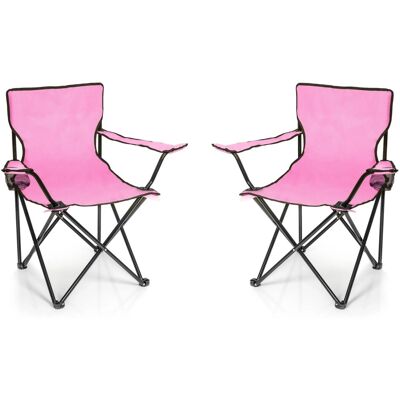 BigDean 2 Stück Faltstuhl Pink Campingstuhl Anglerstuhl Mit Getränkehalter Tragetasche Anglersessel Klappbar Klappstuhl Gartenstuhl Faltstuhl BigDean 2 Stück Faltstuhl Pink Campingstuhl Anglerstuhl Mit Getränkehalter Tragetasche Anglersessel Klappbar Klappstuhl Gartenstuhl Faltstuhl