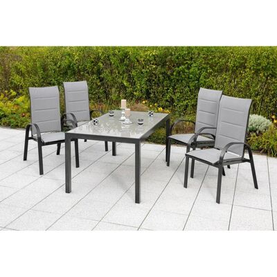 Merxx Marini Garten-Esstisch-Set - Outdoor Möbel für 4 Personen Merxx Marini Garten-Esstisch-Set - Outdoor Möbel für 4 Personen