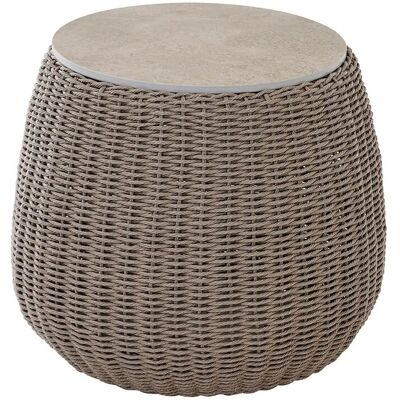 Siena Garden Gartentisch Liguria Rund Stein Taupe-Grau 54,5 cm x 54,5 cm Siena Garden Gartentisch Liguria Rund Stein Taupe-Grau 54,5 cm x 54,5 cm