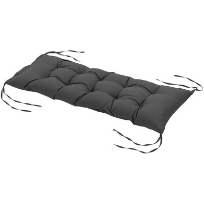 Outsunny Sitzkissen Polyester Schaumstoff 100L x 40B x 10H cm Dunkelgrau Outsunny Sitzkissen Polyester Schaumstoff 100L x 40B x 10H cm Dunkelgrau