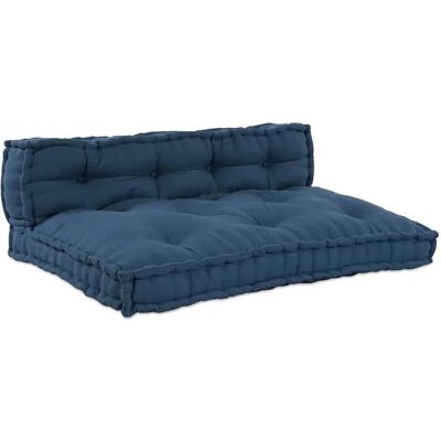 vidaXL Pallet Sofa Cushion mit Blauem Stoff - Kissen vidaXL Pallet Sofa Cushion mit Blauem Stoff - Kissen