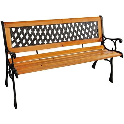Lex Parkbank Tannenholz Gartenbank Sitzbank Holz Metall Terrasse Balkon 125x74cm Lex Parkbank Tannenholz Gartenbank Sitzbank Holz Metall Terrasse Balkon 125x74cm
