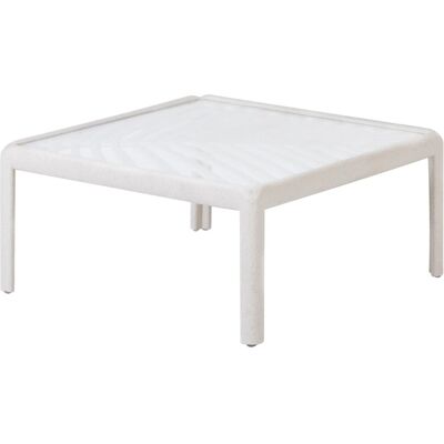Beliani Couchtisch FERRETTI Hellbeige 69x69x32 Beliani Couchtisch FERRETTI Hellbeige 69x69x32
