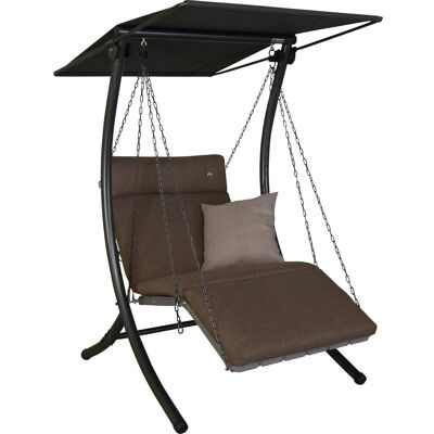 Angerer Freizeitmöbel Angerer Hollywoodschaukel 1-Sitzer Luxus Smart Olive Angerer Freizeitmöbel Angerer Hollywoodschaukel 1-Sitzer Luxus Smart Olive