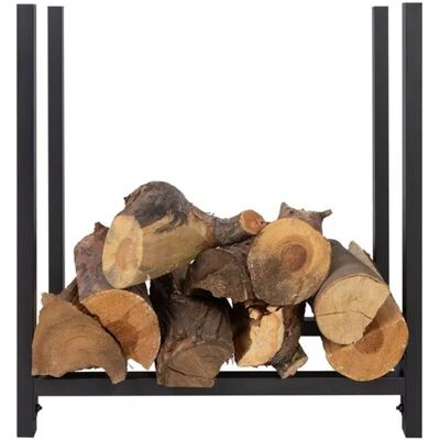 KARAT Kaminholzregal Lesbos Modernes Regal für Brennholz 60 x 61 x 25cm KARAT Kaminholzregal Lesbos Modernes Regal für Brennholz 60 x 61 x 25cm