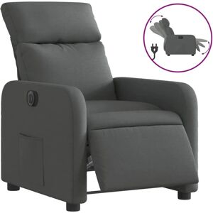 vidaXL Relaxsessel Elektrisch Dunkelgrau Stoff Modell 39 vidaXL Relaxsessel Elektrisch Dunkelgrau Stoff Modell 39