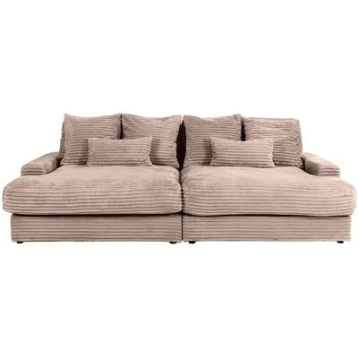 Vente-unique Sofa Ohne Schlafmöglichkeit Calazo Taupe 266 cm Vente-unique Sofa Ohne Schlafmöglichkeit Calazo Taupe 266 cm