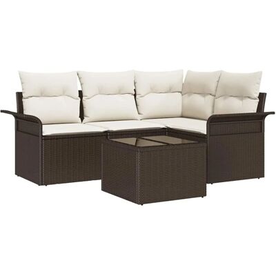Vidaxl Gartensofa-Set - Modern Wetterfeste L-Form Gartenmöbel Vidaxl Gartensofa-Set - Modern Wetterfeste L-Form Gartenmöbel