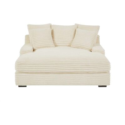 Vente-unique Recamiere Ohne Schlaffunktion Esarto Beige 163 cm Vente-unique Recamiere Ohne Schlaffunktion Esarto Beige 163 cm