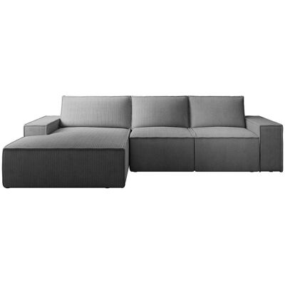 Vente-unique Schlafsofa Amelia Anthrazitgrau 297 cm Vente-unique Schlafsofa Amelia Anthrazitgrau 297 cm