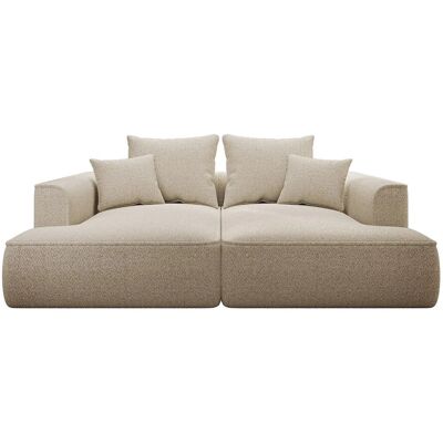 Vente-unique Sofa Ohne Schlafmöglichkeit Pineta Beige 230 cm Vente-unique Sofa Ohne Schlafmöglichkeit Pineta Beige 230 cm