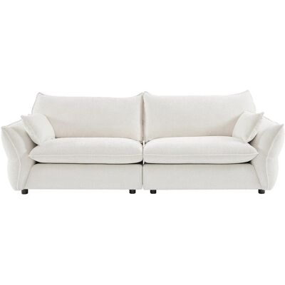 Vente-unique Sofa Ohne Schlafmöglichkeit Zomilo Elfenbeinfarben 246 cm Vente-unique Sofa Ohne Schlafmöglichkeit Zomilo Elfenbeinfarben 246 cm