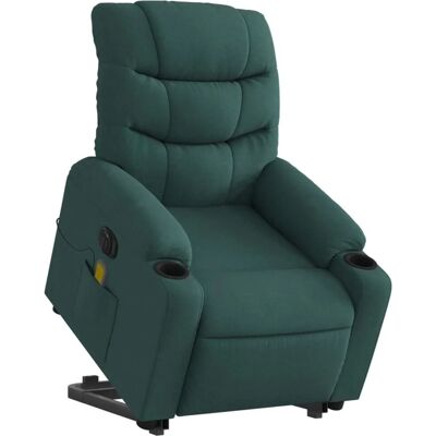 vidaXL Elektrischer Massagesessel - Grün - Elektrischer Relaxsessel vidaXL Elektrischer Massagesessel - Grün - Elektrischer Relaxsessel