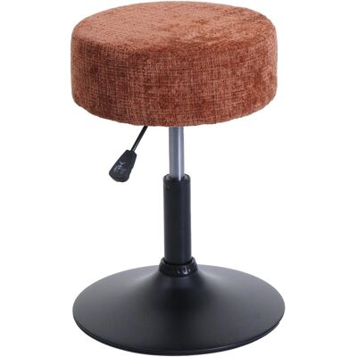 MCW Hocker C22 Höhenverstellbar Drehbar Ø 37cm Stoff Chenille Terrakotta MCW Hocker C22 Höhenverstellbar Drehbar Ø 37cm Stoff Chenille Terrakotta