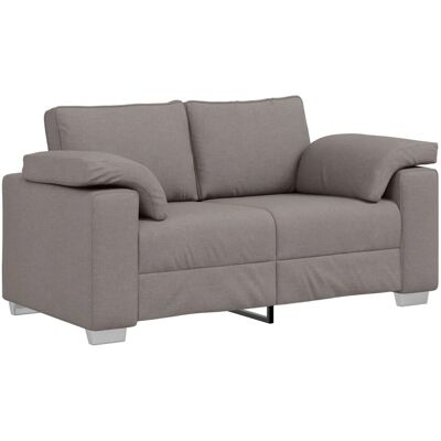 vidaXL Sofa Taupe 160 x 80 x 82 cm Stoff 4105223 vidaXL Sofa Taupe 160 x 80 x 82 cm Stoff 4105223