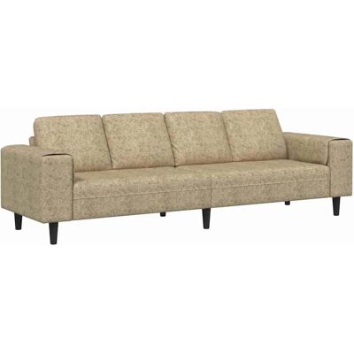 vidaXL Wohnzimmer Couch Hellgrau 250 x 77 x 76 cm 3335109 vidaXL Wohnzimmer Couch Hellgrau 250 x 77 x 76 cm 3335109