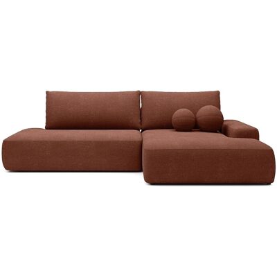 Vente-unique Schlafsofa Daviso Terracotta 276 cm Vente-unique Schlafsofa Daviso Terracotta 276 cm