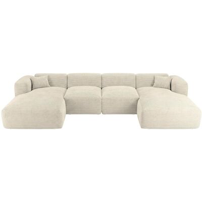 Vente-unique Sofa Ohne Schlafmöglichkeit Pogni Beige 356 cm Vente-unique Sofa Ohne Schlafmöglichkeit Pogni Beige 356 cm
