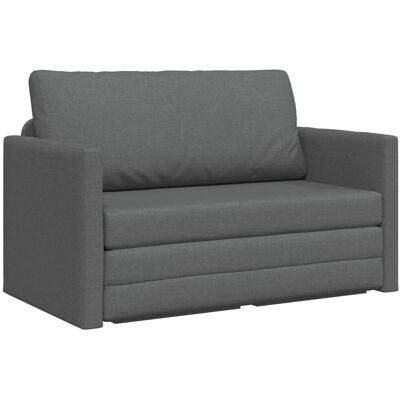 vidaXL Klappsofa Bett Dunkelgrau 124 x 71 x 78 cm Stoff 42030513 vidaXL Klappsofa Bett Dunkelgrau 124 x 71 x 78 cm Stoff 42030513