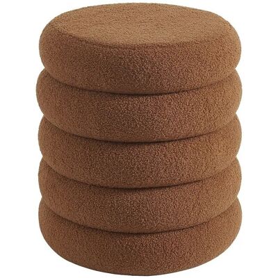 Vente-unique Sitzhocker Ecambi Terracotta 40 cm Vente-unique Sitzhocker Ecambi Terracotta 40 cm
