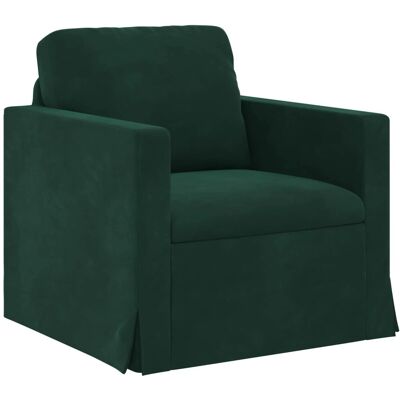 vidaXL Sofa Dunkelgrün 78 x 78 x 80 cm Samt 42024406 vidaXL Sofa Dunkelgrün 78 x 78 x 80 cm Samt 42024406