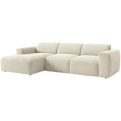 Vente-unique Relaxsofa Pogni Beige 287 cm Vente-unique Relaxsofa Pogni Beige 287 cm