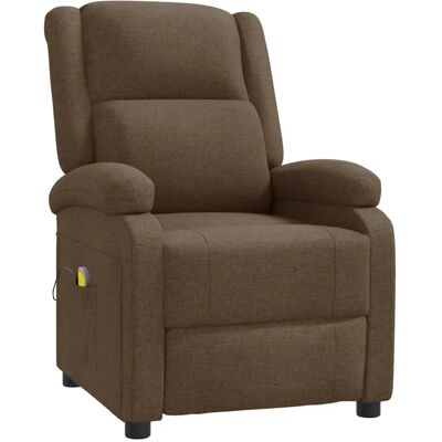 vidaXL Massagesessel Braun Stoff Modell 35 vidaXL Massagesessel Braun Stoff Modell 35