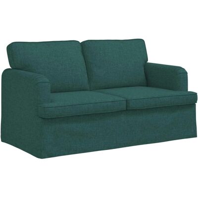 vidaXL Sofa Dunkelgrün 144 x 80 x 85 cm Stoff 42024486 vidaXL Sofa Dunkelgrün 144 x 80 x 85 cm Stoff 42024486