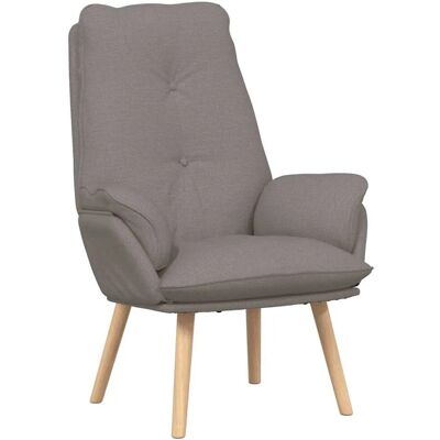 vidaXL Relaxsessel Taupe 69 x 74 x 93 cm Stoff 42001856 vidaXL Relaxsessel Taupe 69 x 74 x 93 cm Stoff 42001856
