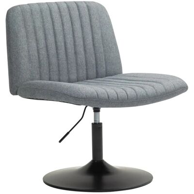 Svita Emily Loungesessel Cocktailsessel Höhenverstellbar Drehbar Mit Tellerfuß Stoffbezug Grau Svita Emily Loungesessel Cocktailsessel Höhenverstellbar Drehbar Mit Tellerfuß Stoffbezug Grau